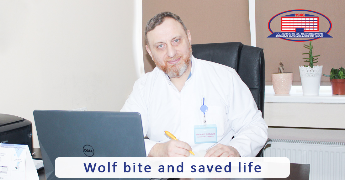 Patient bitten by a wolf feels well and was discharged from the clinic