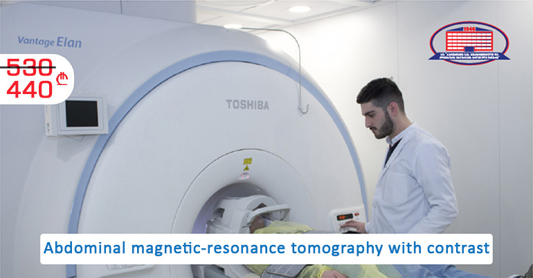 Undergo abdominal or lesser pelvic magnetic-resonance tomography with contrast for a significantly low price!