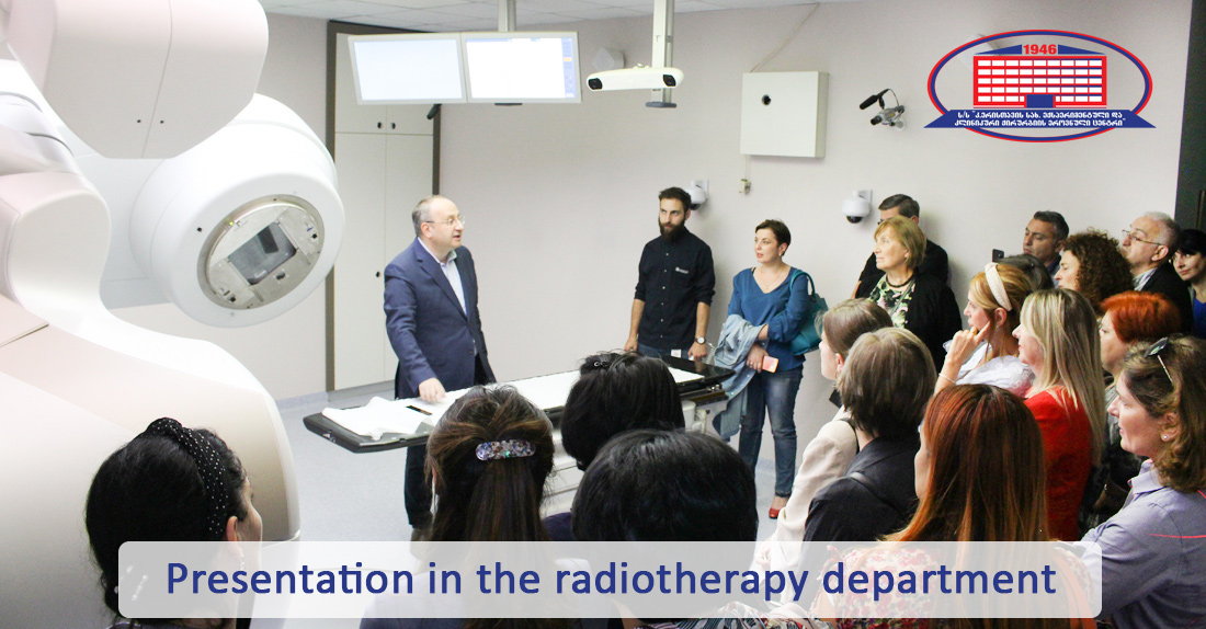 Radiotherapy department introduced contemporary principles in the management of oncology to representatives of „Aversi Clinic